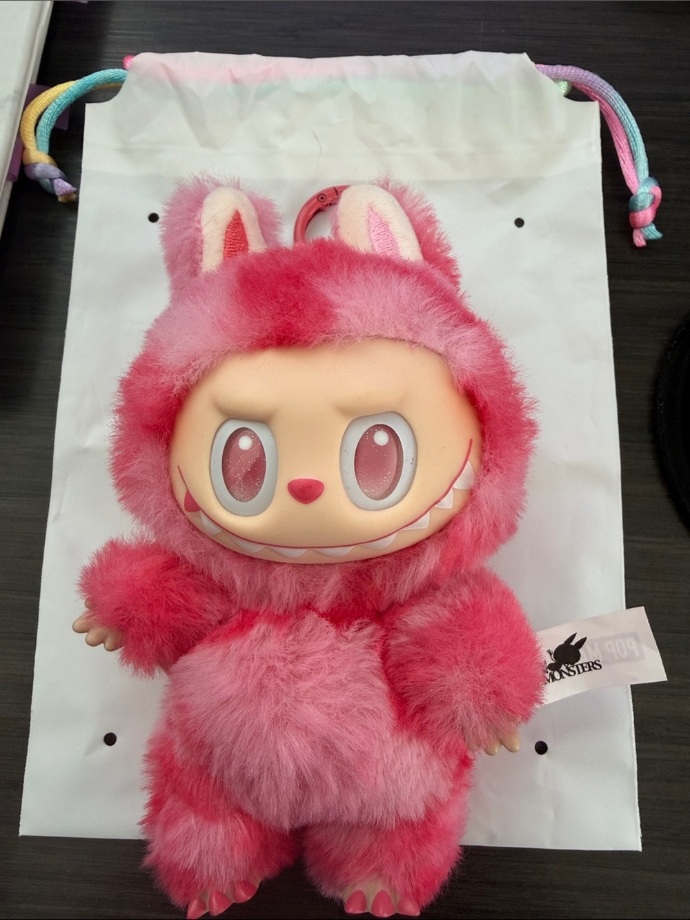 Authentic Popmart Labubu Plush Keychain- Love from the BIE collection